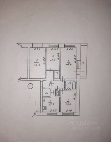 Продажа квартиры 4-комн.<br /> по адресу 644504 с. Лузино, Омский р-н, с. Лузино, ул. 60 лет Октября, 16