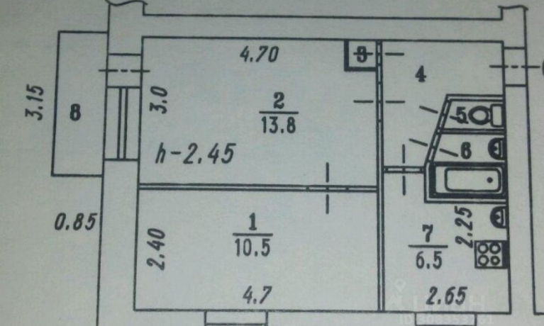 Продажа квартиры 2-комн.<br /> по адресу г. Омск,  ул. Избышева, 15 к1