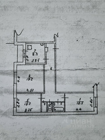 Продажа квартиры 3-комн.<br /> по адресу 644030 г. Омск,  ул. Полторацкого, 52