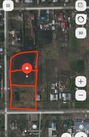 Продажа участка<br /> по адресу с. Азово, с. Азово, ул. Комсомольская