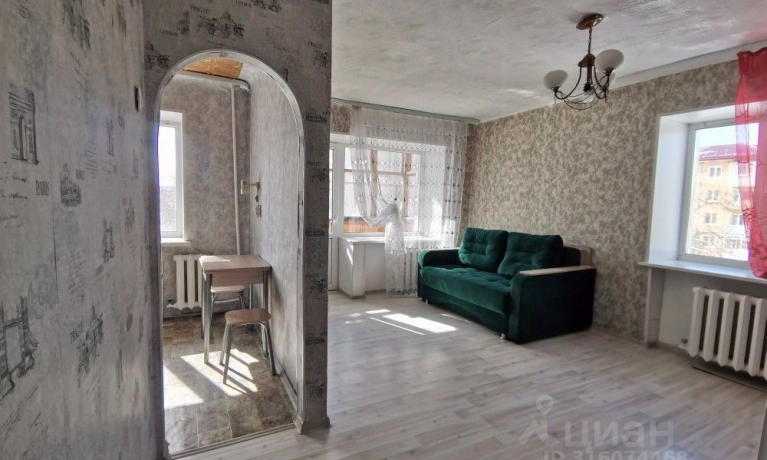Продажа квартиры 1-комн.<br /> по адресу 644053 г. Омск,  ул. Энтузиастов, 61