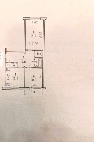 Продажа квартиры 2-комн.<br /> по адресу 644074 г. Омск,  ул. Дмитриева, 11 к2