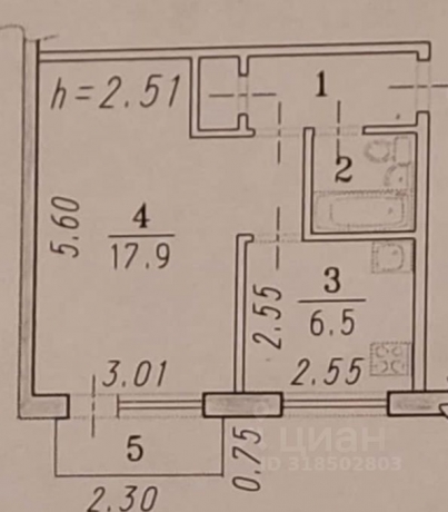 Продажа квартиры 1-комн.<br /> по адресу 644052 г. Омск,  ул. 27-я Северная, 84А