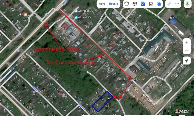 Продажа участка<br /> по адресу г. Омск,  дп. сдт Любитель-3 (ЦАО1)