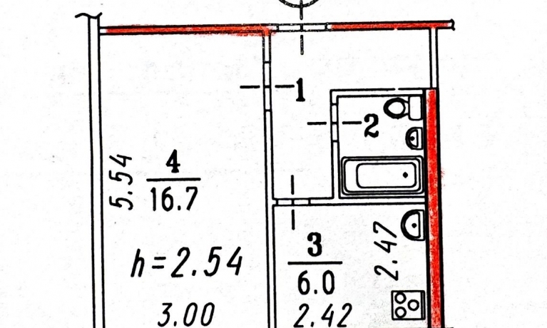 Продажа квартиры 1-комн.<br /> по адресу г. Омск,  ул. Молодогвардейская, 7