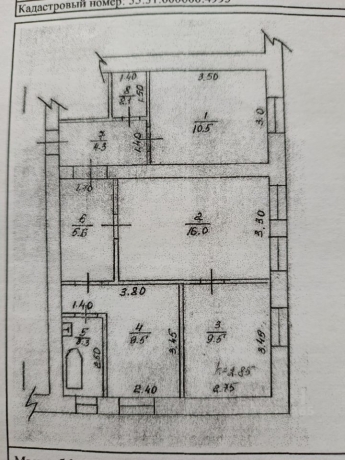 Продажа квартиры 3-комн.<br /> по адресу ст. Черлак, ст. Черлак, 