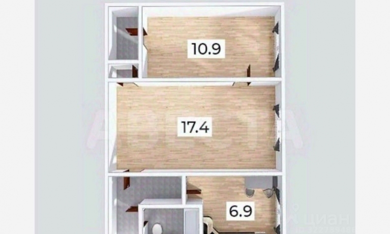 Продажа квартиры 2-комн.<br /> по адресу г. Омск,  ул. Светлая, 4 к1