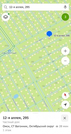 Продажа участка<br /> по адресу г. Омск,  дп. сдт Вагонник (ОАО)