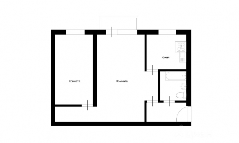 Продажа квартиры 2-комн.<br /> по адресу г. Омск,  пр-кт. Карла Маркса, 67