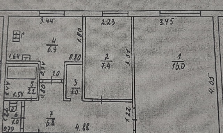 Продажа квартиры 2-комн.<br /> по адресу п. Оброскино, п. Оброскино, ул. Центральная