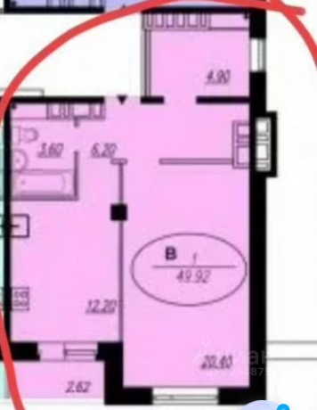 Продажа квартиры 1-комн.<br /> по адресу г. Омск,  пр-кт. Комарова, 21